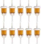 BlueStars AM116304 Fuel Filter 25 050 22-S - For 1/4 and 5/16 Fuel Line Kohler 25-050-03-S 25-050-08-S John Deere GY20709 Gravely 21541500 - Replaces 71-5960 120-436 38666 149-2206-01 - Pack of 10