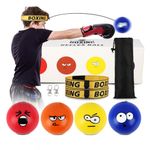 MHYS Boxing Reflex Ball, Boxing Training Ball, Boxing Ball with Headband, Speed Training Suitable for Adult/Kids Best Boxing Equipment for Training, Hand Eye Coordination and Fitness