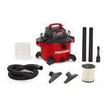 CRAFTSMAN 45 litre (12 Gallon) 6 Peak HP Wet/Dry Vac, Powerful Shop Vacuum with Attachments (CMXEVBE17594) - Ideal for Car Cleaning, Jobsite, Workshop, Wood Working and Other Projects