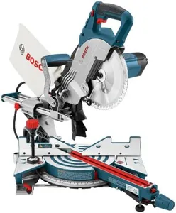 BOSCH 8-1/2 Inch Single Bevel Sliding Compound Miter Saw CM8S, Blue