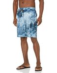Mossy Oak Fishing Quick Dry Mens Board Shorts, No Mesh Swim Trunks Men, High Seas, Large