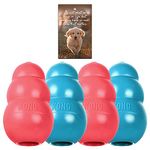 Kong USA Kong Puppy Medium Chew Toy and Magnet Bundle(4 Pack)