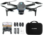Ameta Drones with Camera for Adults 4k UHD, S20 Lite Brushless Motor FPV Foldable RC Drones for Adults Kids Beginners with 36 Mins Long Flight, Altitude Hold, Headless Mode, Circle Fly, 360° Flips, Cool Toys Gifts for Men Boys(Under 249G)