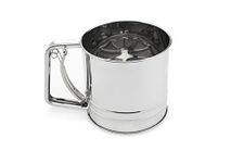 Fox Run Stainless Steel Flour Sifter, 4 Cup Capacity