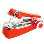 Handheld Sewing Machine Mini Portable Electric Stitching Machine Fabric Clothing Craft Sewing Machine Home Travel (Random)