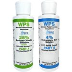 AllOne Wellness | WPS Chlorine Dioxide KIT ClO2 Sodium Solution 25% HCL 4% 2 Part CDS KIT 125 ml 4.2 oz Water Purification Solution Drops Made in Canada