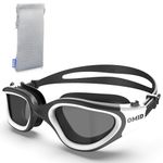 OMID Swim Goggles, P2 Polarized 【Patent & Upgrade】 Anti-Fog Anti-UV No Leakage Swimming Goggles for Adult Men Women Youth