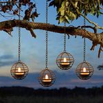 Solar Hanging Lanterns Outdoor Wate