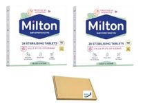 2 X Miltons Sterilising Tablets (Pack of 28) | Total 56 Tablets | For Cleaning baby feeding accessories and breastfeeding equipment