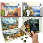 QUOKKA 60 Pieces Dementia Puzzles for Elderly - Large Piece Activities Products for Seniors - 3 Alzheimers Jigsaw Puzzle Games for Adults - Cognitive Gifts for Men and WomenTresured Family Memories