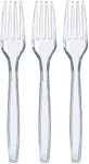 Prestee 300 Gold Plastic Forks - Fancy Plastic Silverware - Heavy-Duty Gold Plastic Silverware - Plastic Forks Disposable - Elegant Party Utensils - Suitable for Weddings, Holidays and Events