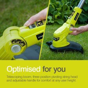 Ryobi ONE+ 18V Cordless Grass Trimmer, 25-30cm – Tool Only, Green