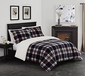 LONDON FOG Comforter Set, Polyester, Blue, Full/Queen