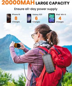 Portable Power Bank 20000mAh – High Capacity USB Charger