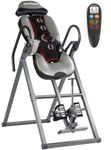 INNOVA HEALTH AND FITNESS ITM5900 Advanced Heat and Massage Inversion Table, Gray/Black