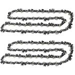 Abroman 2 Pack R45 90px045G Chain 12" Chainsaw Chain 3/8" Pitch .043" Gauge 45DL fits for De-Walt DCCS620 Ryobi RY40500 Black & Decker LCS1240B Worx WG380 Echo CS2511T Craftsman Saw