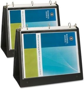 Business Source 1-Inch Easel Landscape Presentation Folder Binder (2)