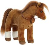 Breyer Aurora® Exquisite Quarter Horse Stuffed Animal - Realistic Detailing - Imaginative Play - Brown 13 Inches