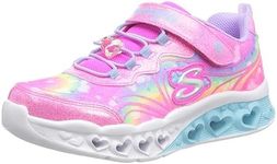 Skechers Unisex Kids Flutter Heart Lights Groovy Swirl Hiking Boot, Pink, 13 UK