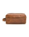 FRYE Men's Logan Large Travel Dopp Kit, Cognac, One Size