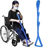 42“ Long Leg Lifter Assist,Large Rigid Foot Loop &Sturdy Multiple Handles for Limited Mobility, Knee, or Hip Replacement Surgery (Blue)