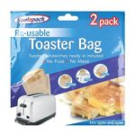 Sealapack SAP010-24 Toaster Bag, Plastic, Silver