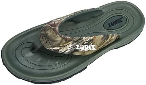 ZORIZ Mossy Oak Golf Sandals for Women and Men, Thong Flip Flops With Removable Spikes, Golf Footwear With Deeper Heel Cup and Higher Sidewalls for Comfort, Break Up Country, Women’s 11/Men’s 9