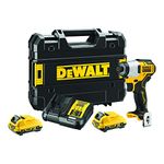DEWALT DCF801D2-QW - XTREME 12V Li-ion Sub-Compact Series Cordless 1/4" Impact Driver with Brushless Motor-2x 2Ah Batteries Included