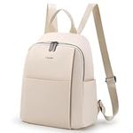 Cinpode Women Backpack Ladies Fashion Backpacks Waterproof Nylon School Bags Rucksack Anti-theft Casual Daypack for Women and Girls, Beige