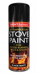 High Temperature Heat Resistant Matt Black Spray Paint Stove 400ML BBQ'S (1)