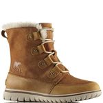 Sorel Womens Cozy Joan Winter Rain Waterproof Snow Hiking Ankle Boots - Elk - 9