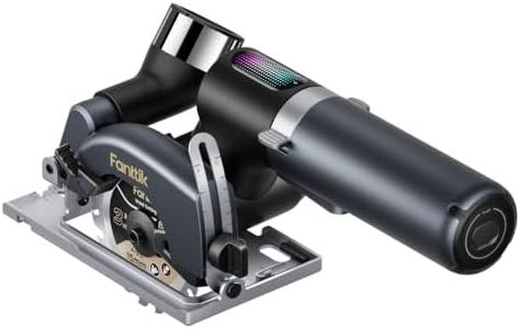 Fanttik O11 Pro 3-3/8 Inch Mini Cordless Circular Saw, 4500RPM Brushless