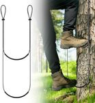 Nezylaf Climbing Stick Aider for Hunting - 2-Step Lightweight Rope for Climbing Sticks - Compact Ladder Tree Stand Rope Steps for Saddle Hunting, Only 80g-Loads Up to 800 LB