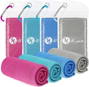 U-pick Cooling Towel,Cool Towel Cooling Towels Stay Cool Towel Cooling Towels for Neck Towel Set for Yoga Sport Gym Camping Travel [2-4 Pack] (40"X12")