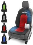 Walser Car Comfort car seat cover S-Race, Rated Very Good* universal seat cover and protective pad, seat protector for cars and vans, red/black