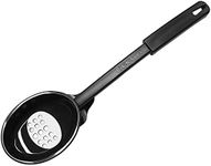 SivNServ 2-in-1 Nylon Cooking Spoon. Heat Resistant and Non-Stick. Slotted and Solid Spoon Combined. Made in USA