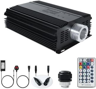 AMKI DMX 90W Light Source Engine Driver Remote/APP Control Starlight Box Motor Remote Control, Connect with DMX512 Console Decoder