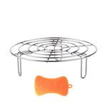 FANGZ Steamer Insert Cooking Stand Stainless Steel Insert Rack Round Cake Rack Steamer Rack Steamer Insert for Cooking Pots Pots Cake Grid Cooling Rack for Cooking Roasting Baking Grate (15.5)