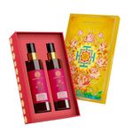 Forest Essentials Refreshing Duo Rose Gift Box | GIfts For Women | Gifts for Men | Body Mist & Toner Gift Set for Birthday