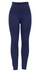 Ladies Thick Winter Thermal Leggings Fleece Lined Warm High Waist Size UK 16-22 (Navy, 18)