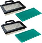 HEYZLASS 2Pack 499486S 698754 Air Filter with Pre Cleaner - Compatible with Briggs and Stratton 18-26 HP Intek V-Twins Engine John Deere Husqvarna Lawn Mower Tractor