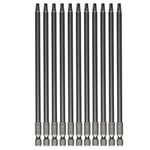 VESTTIO Square Head Screwdriver Bit Set 10PCS SQ2 1/4 Inch Hex Shank 6 Inch/150 mm S2 Steel with Magnetic for Power Screwdriver Drill Impact Driver