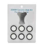 Vinayakart 20MM Ceramic Disk Kit for Mist Maker & Fog Machine with Key Tool