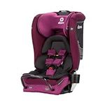 Diono Radian 3RXT SafePlus, 4-in-1 Convertible Car Seat, Rear and Forward Facing, SafePlus Engineering, 3 Stage Infant Protection, 10 Years 1 Car Seat, Slim Fit 3 Across, Purple Plum