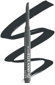 NYX Professional Makeup Epic Eyeliner, Inky Stix, Cream Gel Eyeliner, lasts up to 24 hours, Waterproof, Precise Slanted Tip, Long Lasting & Easy Application, Shade: Off-Grid Grey