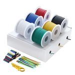 Hook up Wire Kit- HuLuWa 18 AWG 0.75mm² Electrical Wire Flexible Silicone Wire kit 6 Colors(13.12Feet/4 Meters Each) For DIY RC Aircraft,RC Vehicle,Model Ships,Lamps,Household Appliances,Meters Ect