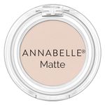 Annabelle Matte Single Eyeshadow, Ivory, Cruelty-Free, Fragrance-Free, Paraben-Free, 1.5 g