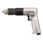 Ingersoll Rand 7803RA 1/2” Reversible Pneumatic Air Drill, Heavy Duty, 400 RPM, Variable Speed Throttle, 5HP Motor, Quick Reverse Lever