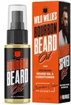 Wild Willies Premium Beard Oil & Conditioner - Beard Softener Hydrates Facial Hair - Beard Growth Oil for Healthy Mustache & Mens Grooming, 2 Fl Oz