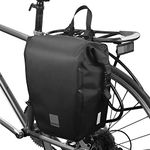 Lixada Bike Rear Bag Waterproof Bicycle Pannier Bag Bicycle Pouch Rack Bag Bicycle Rear Seat Bag Bicycle Storage Bag Double Bike Carrier Trunk Bag with Reflective (10L/20L)